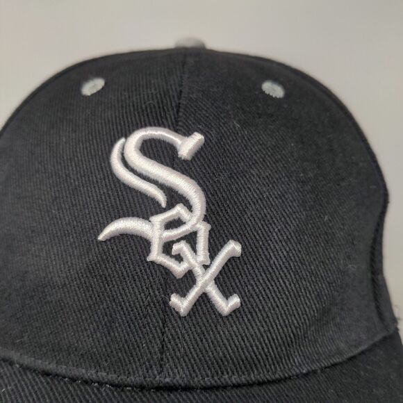 '47 Brand Chicago White Sox Men's Strapback Hat Black Size OS Embroidered Logo - Picture 4 of 13